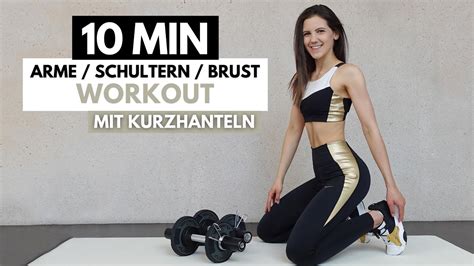 Komplettes OBERKÖRPER Workout Arme Schultern Rücken Brust mit