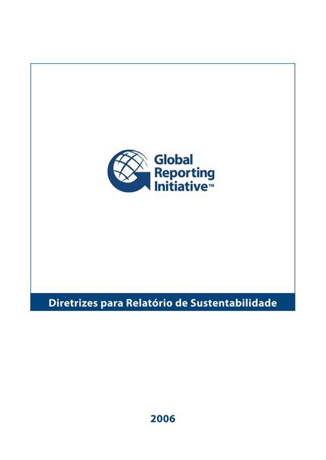 Pdf Diretrizes Para Relat Rio De Sustentabilidade Ethos Org Br