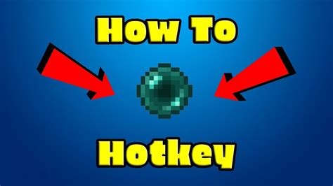 How To Hotkey In Minecraft YouTube