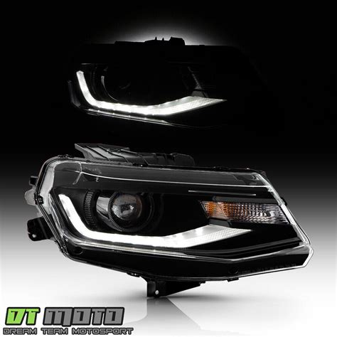 2016 2022 Chevy Camaro HID Xenon LED DRL Projector Headlight