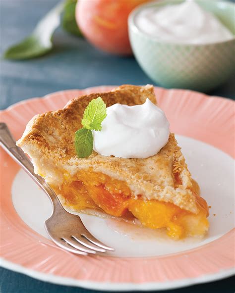 Peach Pie with Amaretto Whipped Cream - Southern Lady Magazine