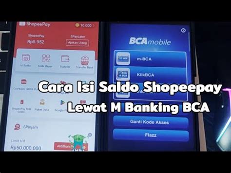 Cara Isi Saldo Shopeepay Lewat M Banking BCA Terbaru 2024 YouTube