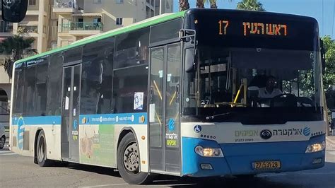 Yutong ZK6126HGA Of Electra Afikim On Route 17 On Stampfer St In Petah