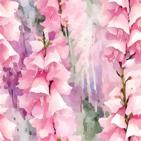 Premium AI Image | a watercolor painting of pink flowers