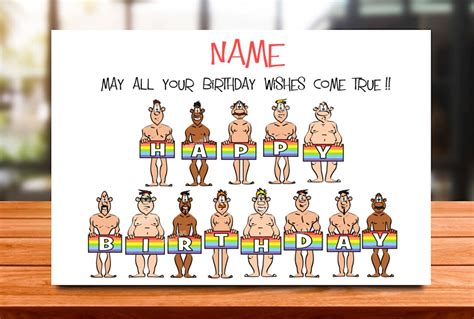 Personalised Gay Birthday Card Funny Diva Best Friend Dad Son