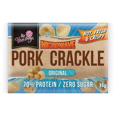 Mr Hamfreys Microwavable Pork Crackle Original 35g Woolworths