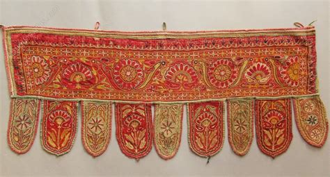 Antiques Atlas Antique Indian Embroidered Toran Wall Hanging