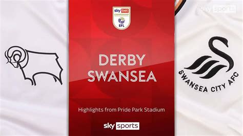 Derby County 1 2 Swansea City Ronald Zan Vipotnik Get Luke Williams Swans Back To Winning