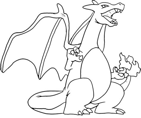Desenho Do Charizard - 87+ Desenhos do Charizard para Imprimir e Colorir/Pintar