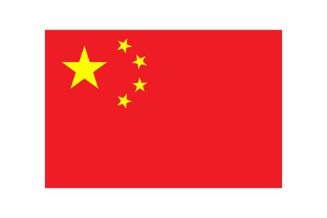 China national flag in original ratio transparent png 34413575 PNG