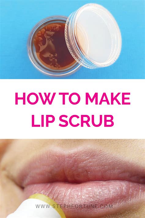 How To Make Lip Scrub Diy Sugar Lip Scrub Steph Fortune Lip