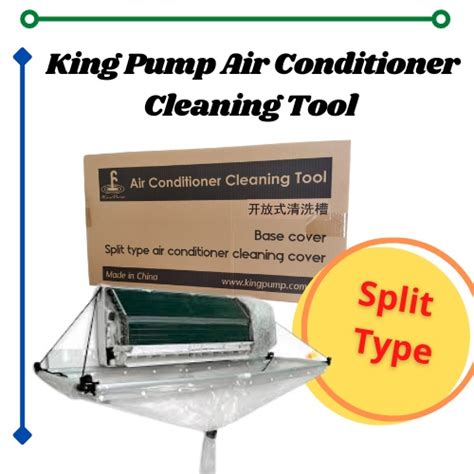 original king pump cleaning canva cover split ceiling mounted