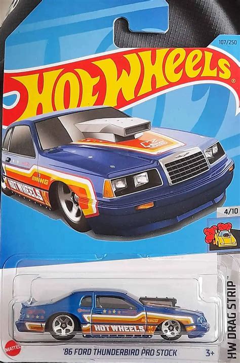 Hot Wheels Drag Strip 86 Ford Thunderbird Pro Stock Universo Hot Wheels