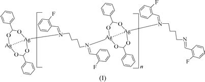 Iucr Catena Poly Di Benzoato O O Disilver I N N Bis Fluoro