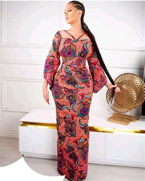 Latest Ankara Straight Long Gown Styles Latest Ankara Straight