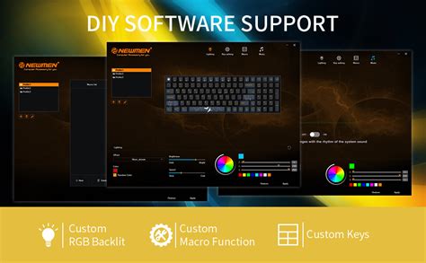 Amazon Newmen Gm Hot Swappable Mechanical Keyboard Compact Rgb Backlit G Bluetooth