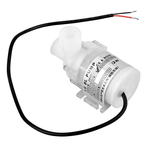 Ultra Quiet Mini Dc 12v 12w White Food Grade Brushless Submersible