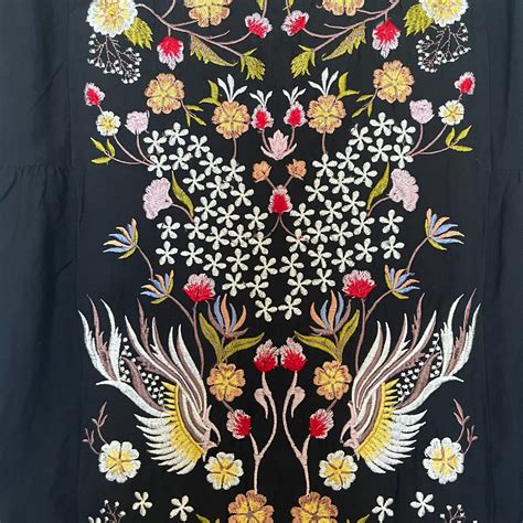 Anthropologie Jacaranda Tiered Maxi Dress Embroidered… - Gem