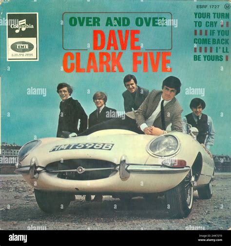 Vintage Vinyl Record Cover Dave Clark Five Over And Over EP F