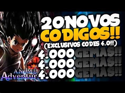 TODOS 20 NOVOS EXCLUSIVOS CODES SECRETOS No ANIME ADVENTURES