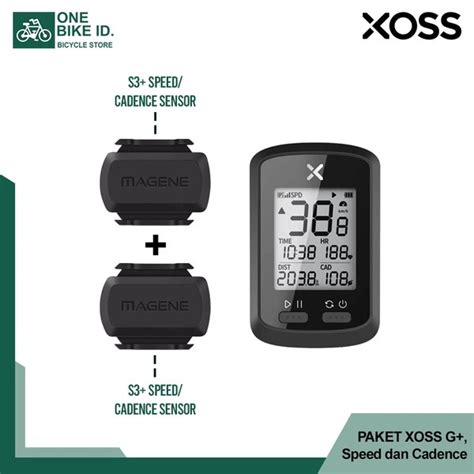 Jual Paket Xoss G Plus Speedometer Dan Magene Cadence Magene Speed