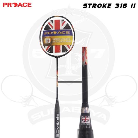 Jual Raket Original Pro Ace Stroke Ii Bonus Komplit Badminton