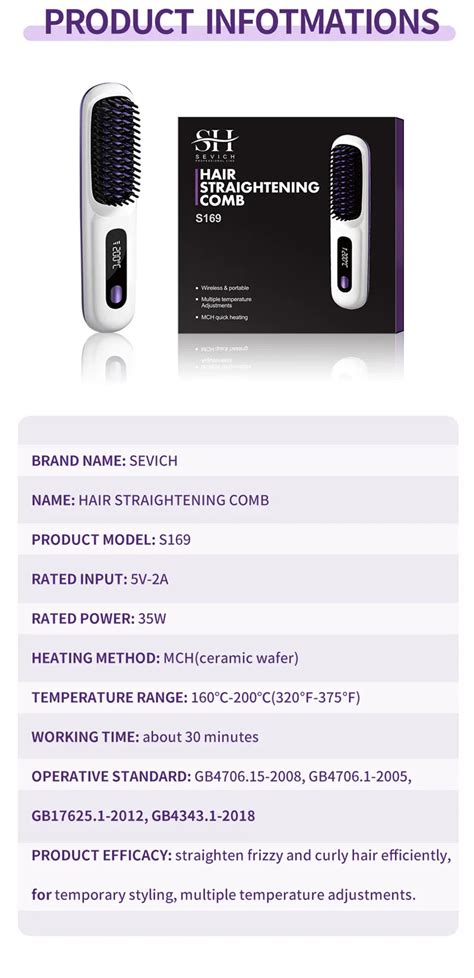 Wholesale Negative Lon Hot Air Hair Brush Comb Curler Tools Hair Straightener Brush Hot Combs