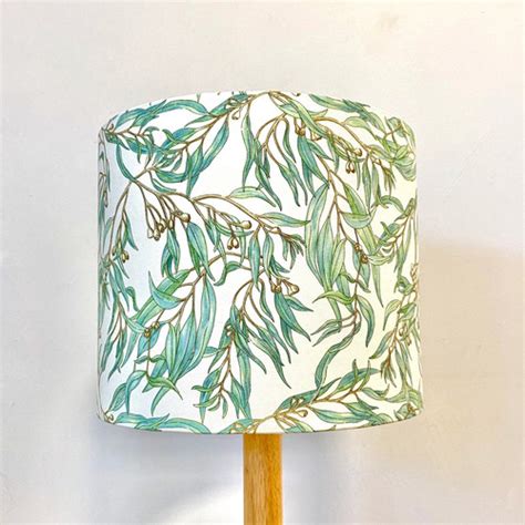 Campana Collective White And Green Eucalyptus Lamp Shade Temple And Webster