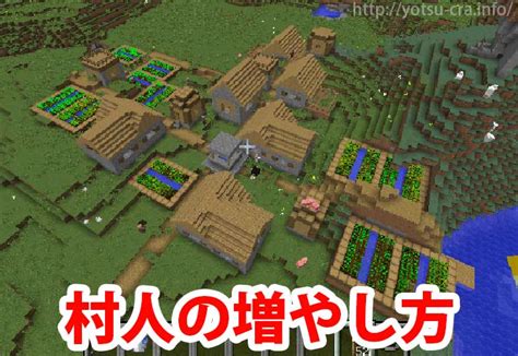 【マインクラフト】村人の増やし方！無限増殖装置の作り方も紹介します