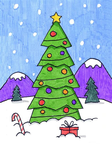 xmas drawing pictures 6