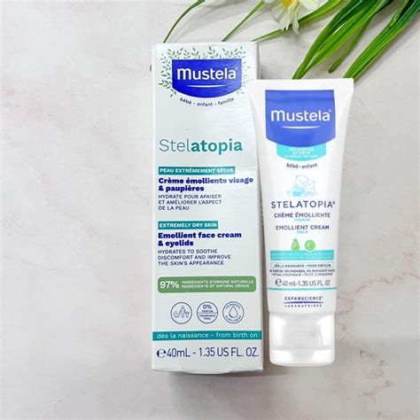 Mustela [Mustel] Stelatopia Eczema-Prone Skin Emollient Baby Face Cream ...