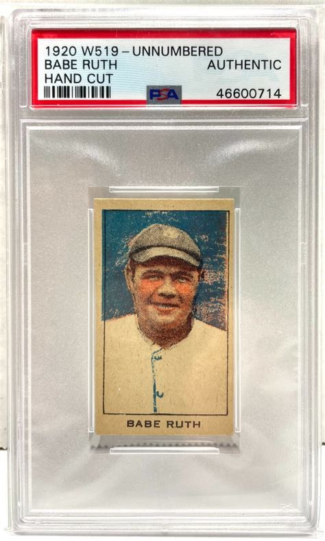 Babe Ruth Yankees Card