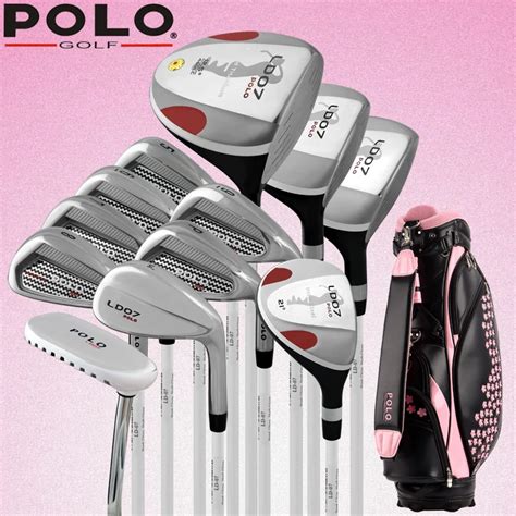 Brand POLO. Womens Female Ladies Golf Clubs Complete Golf Sets carbon ...