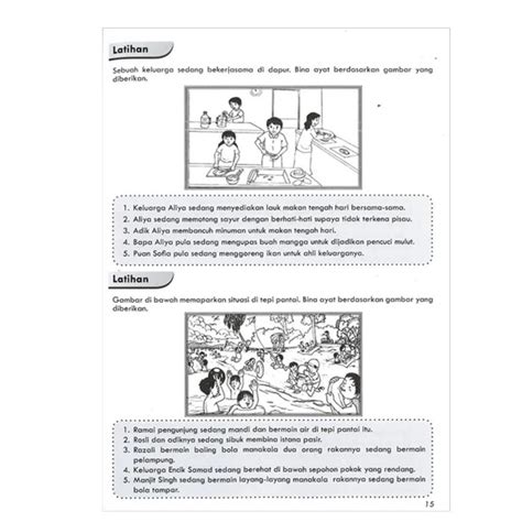 Lima Ayat Latihan Bina Ayat Berdasarkan Gambar Tahun 6 Bina Ayat