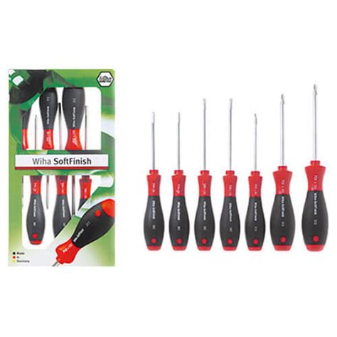 Wiha Piece Slotted And Phillips Screwdriver Set Screwdrivers