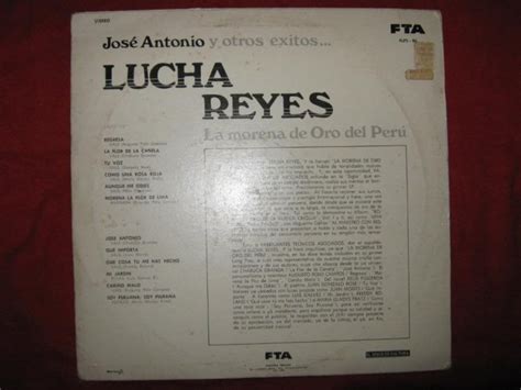 Lp Lucha Reyes La Morena De Oro Del Peru Musica Criolla