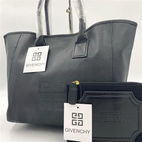 【未使用】1円 【新品未使用】 ジバンシー Givenchy ジバンシィ メンズ トートバッグ ビジネスバッグ ショルダー ポーチ付き A4