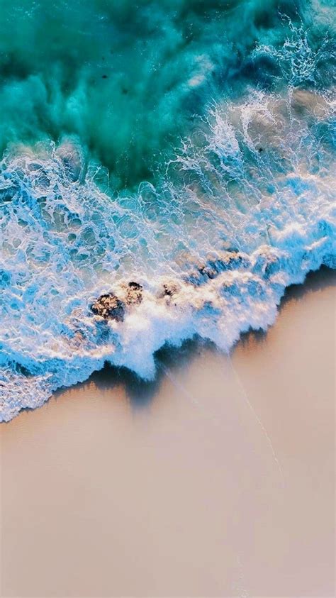 Beach Waves Wallpaper | Beach waves, Nature photography, Waves wallpaper