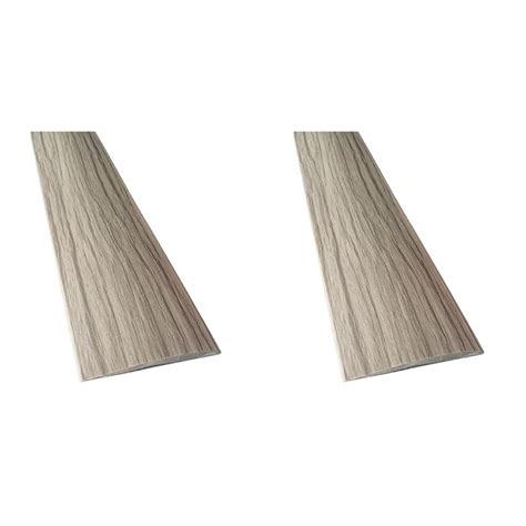 Hezhiii Floor Divider Strip Self Threshold Trim Flat Laminate Flooring