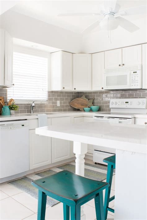 Beach Condo Kitchen Makeover - The Lilypad Cottage