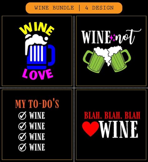 Premium Vector Wine Svg Bundle Wine Svg File Wine Svg Cricut Wine