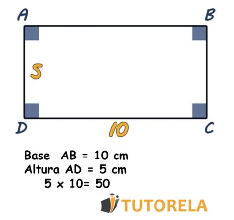 ¿cómo Se Calcula El área De Un Rectángulo Tutorela