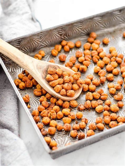 Crunchy Roasted Chickpeas JoyFoodSunshine