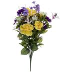 Purple Yellow Rose Lily Hydrangea Bush Hobby Lobby 154344