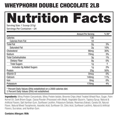 Whey Protein Dragon Pharma Wheyphorm Lb G Double Chocolate Brownie