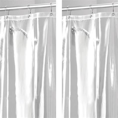 Long Vinyl Shower Curtain Liner For Bathroom 72 X 84 Vinyl Shower Curtains Fabric Shower