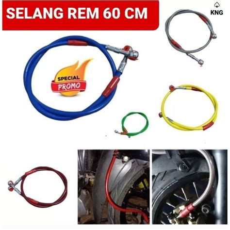 Jual Selang Rem Depan Cakram Motor Cm Varian Warna Universal