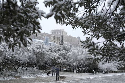 Forti Nevicate In Grecia Curiosita Ansa It