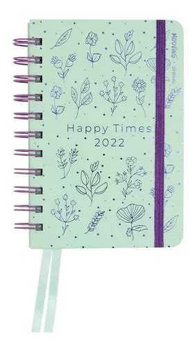 Agenda 2022 Mooving Spring Happy 10x15 Cm 2 Dias X Pag A6