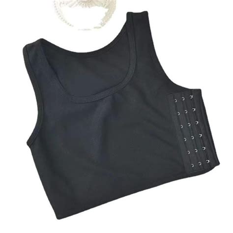 Free Bra Vest Top Chest Binder For Big Bust Women Men Lesbian Bar With